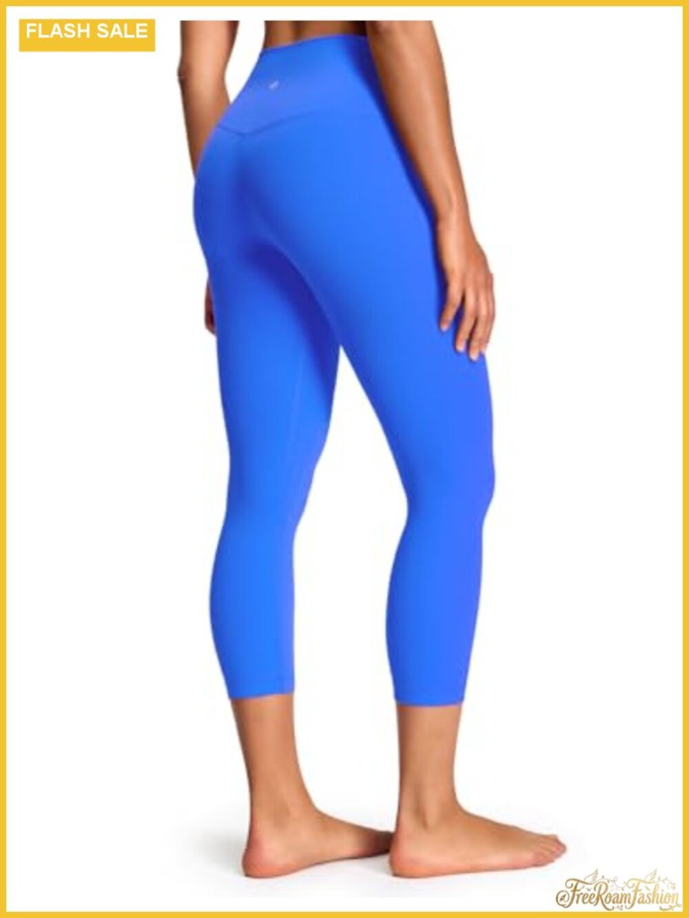 High Rise Yoga Pro Leggings 21" Nylon Blend Compression
